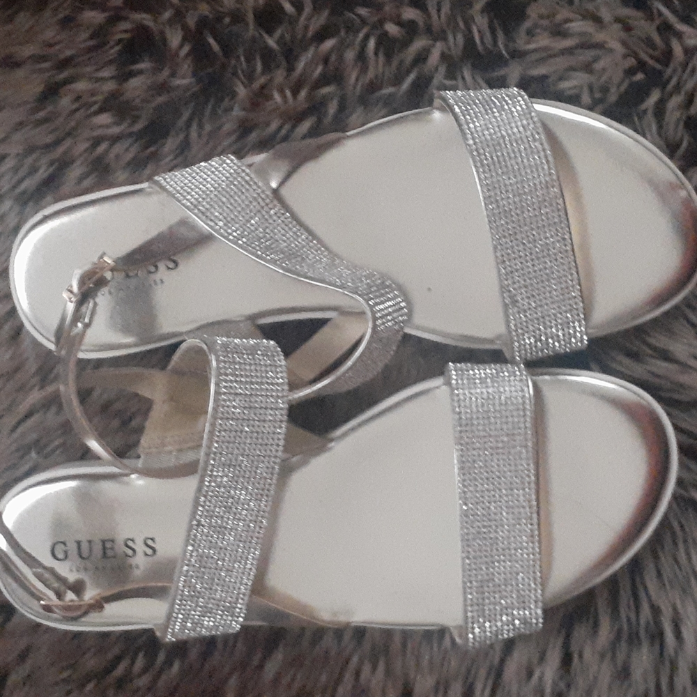 Gold with dimonds sandals size 9.5